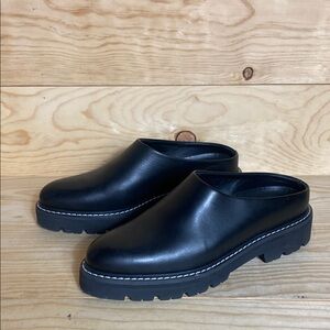 Jenni Kayne Black Leather Mules